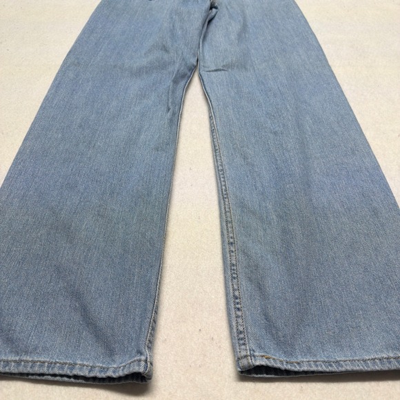 Levi's Premium High Loose Wide Leg Denim Jeans Big E Light Blue Women's 25 - Picture 12 of 15